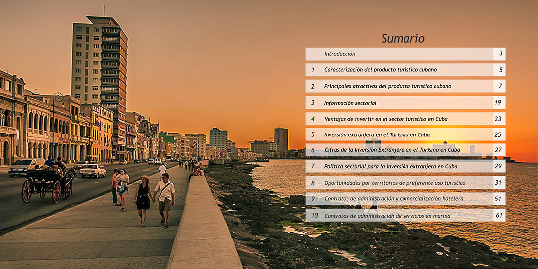 Carteira de oportunidades no sector do turismo