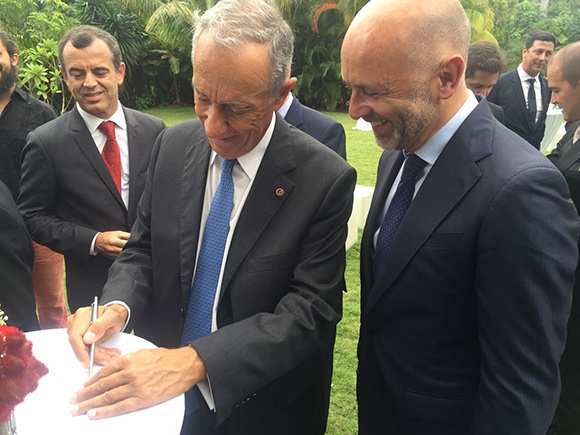 Embaixador de Portugal em Cuba recebe Marcelo Rebelo de Sousa