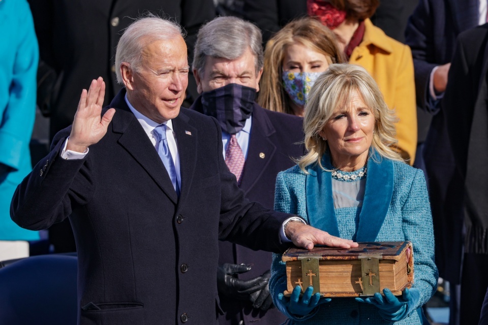 Joe Biden e a tomada de posse: “América vai liderar pelo exemplo”